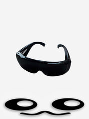 Labubu x Louis Vuitton Mini Black Oval Sunglasses