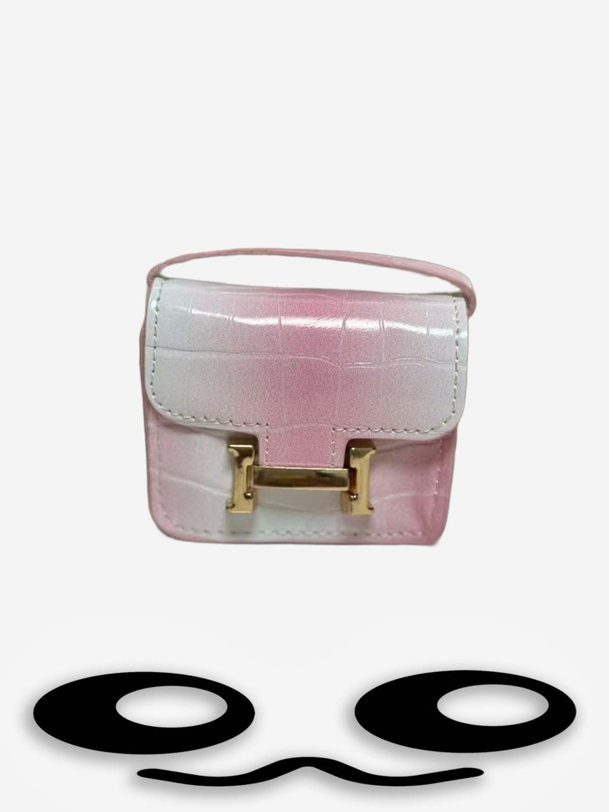 Labubu HERMES Mini Pink Gradient Bag