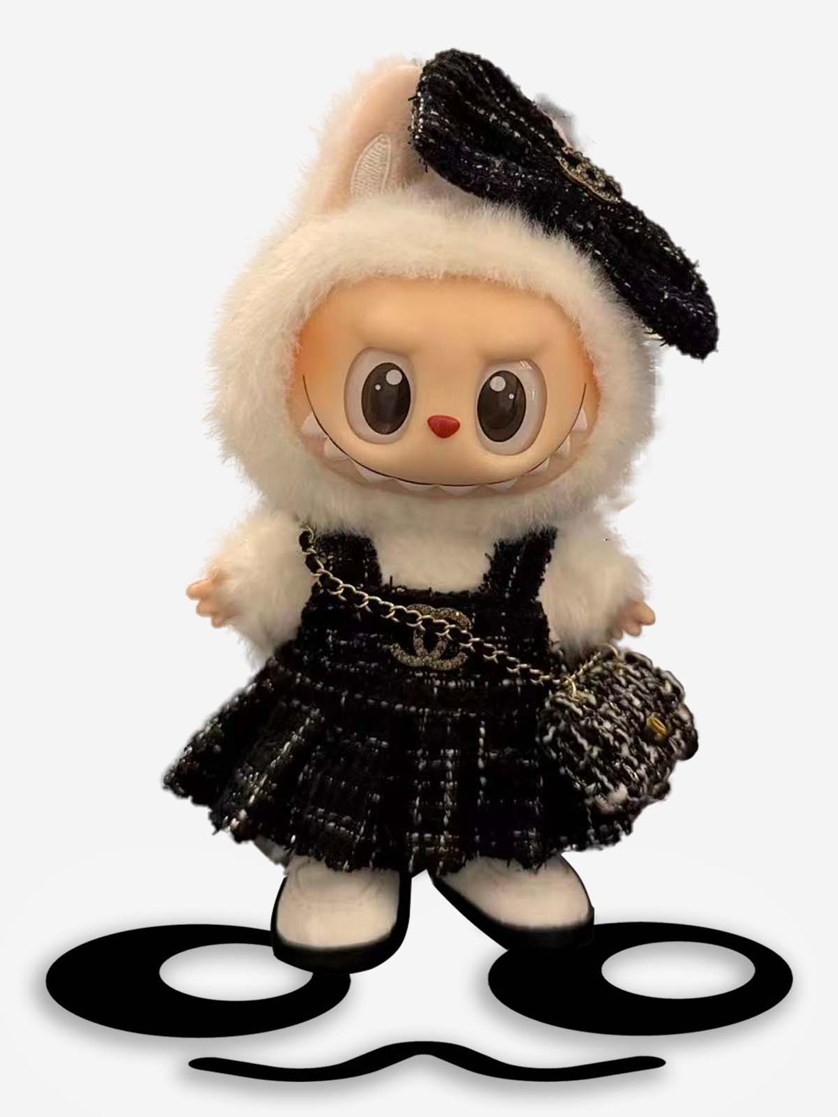 LABUBU Clothes Lunar Chanel Little Black Dress – OwO
