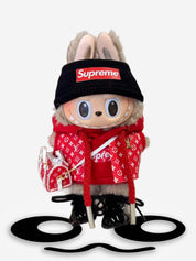 LABUBU Clothes LV Red Hip-Hop Set