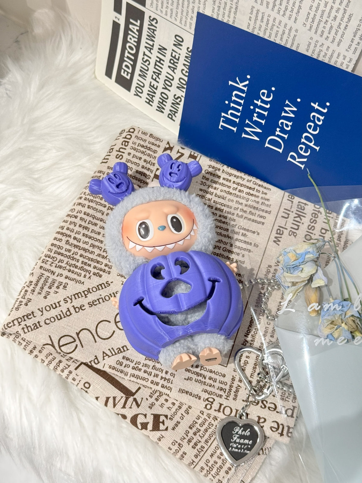 LABUBU Clothes Amethyst Pumpkin Costume