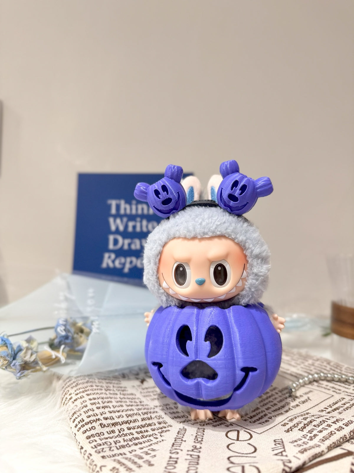 LABUBU Clothes Amethyst Pumpkin Costume