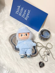 LABUBU Clothes Alo Sky Blue Activewear Set