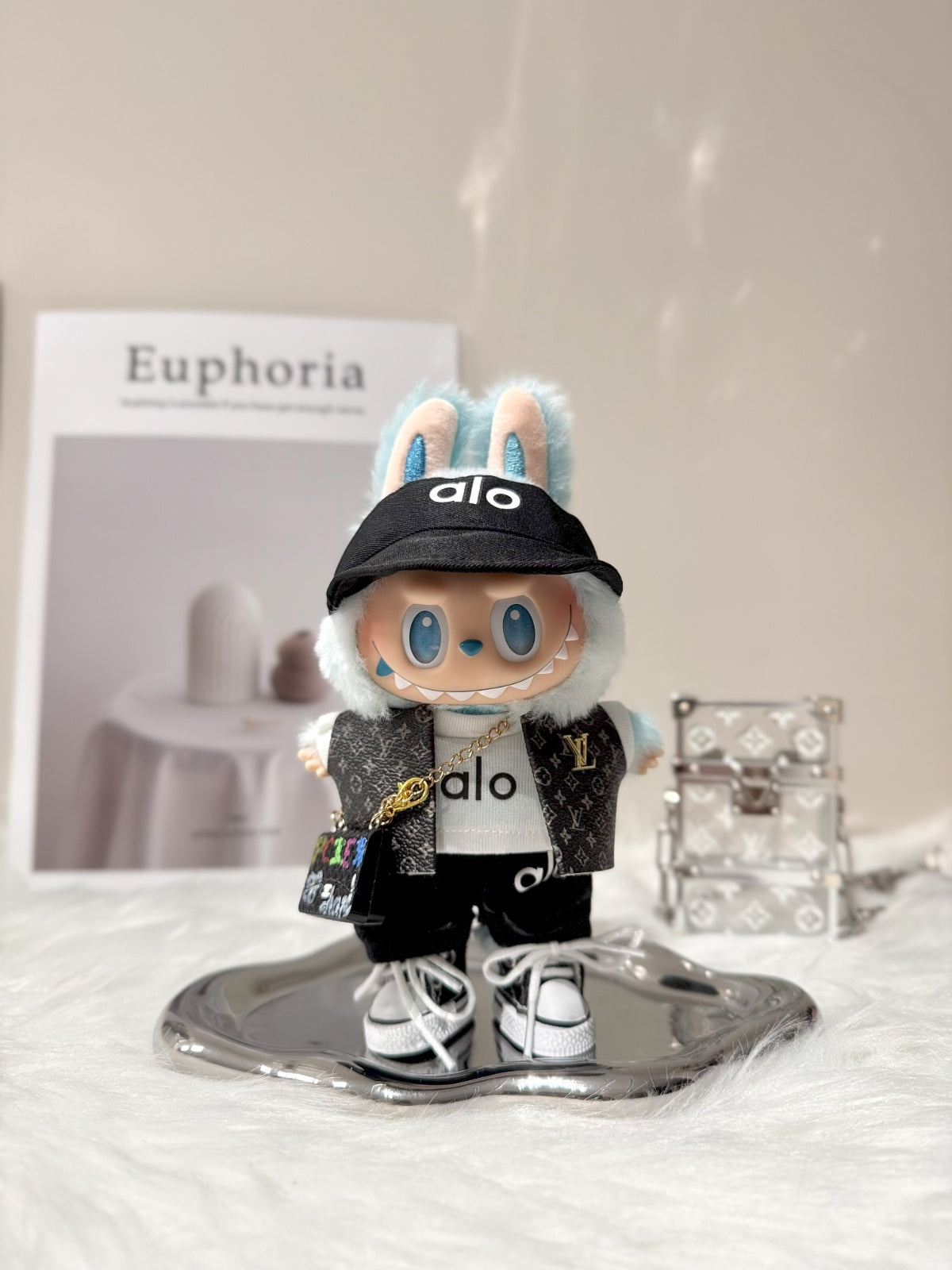 OwO Labubu Alo Cap & LV Jacket