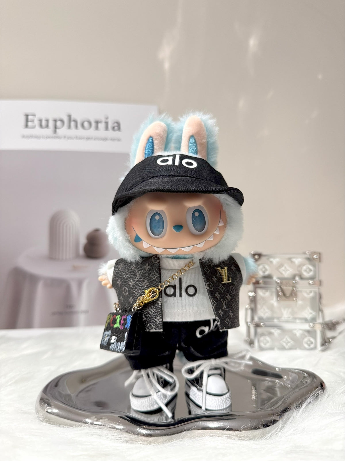 OwO Labubu Alo Cap & LV Jacket
