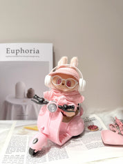 OwO Labubu Soft-Pink Alo Crop Set