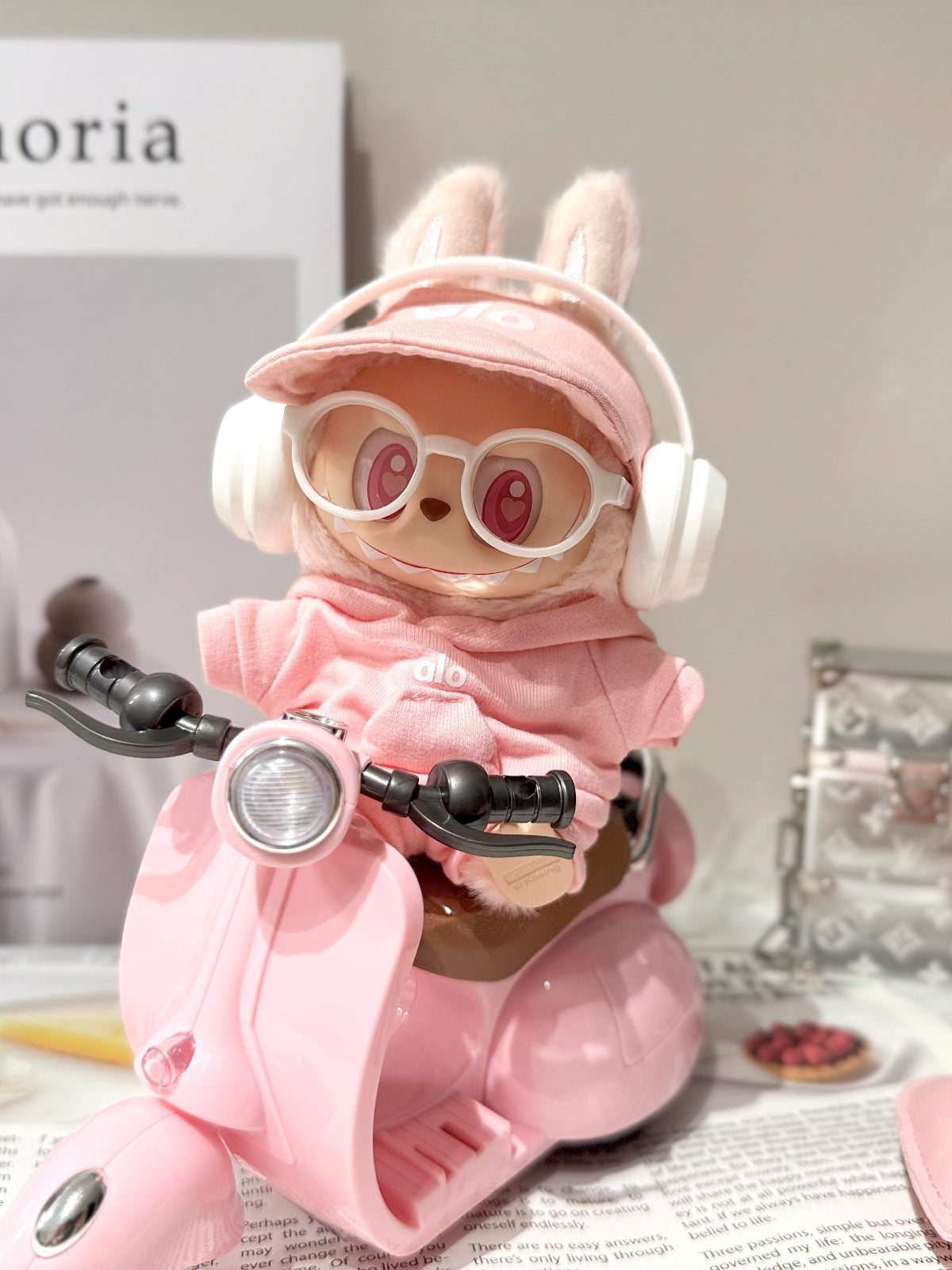 LABUBU Clothes Alo Pink Casual Set
