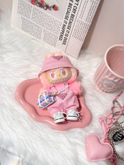 LABUBU Clothes Prada Pink Overalls
