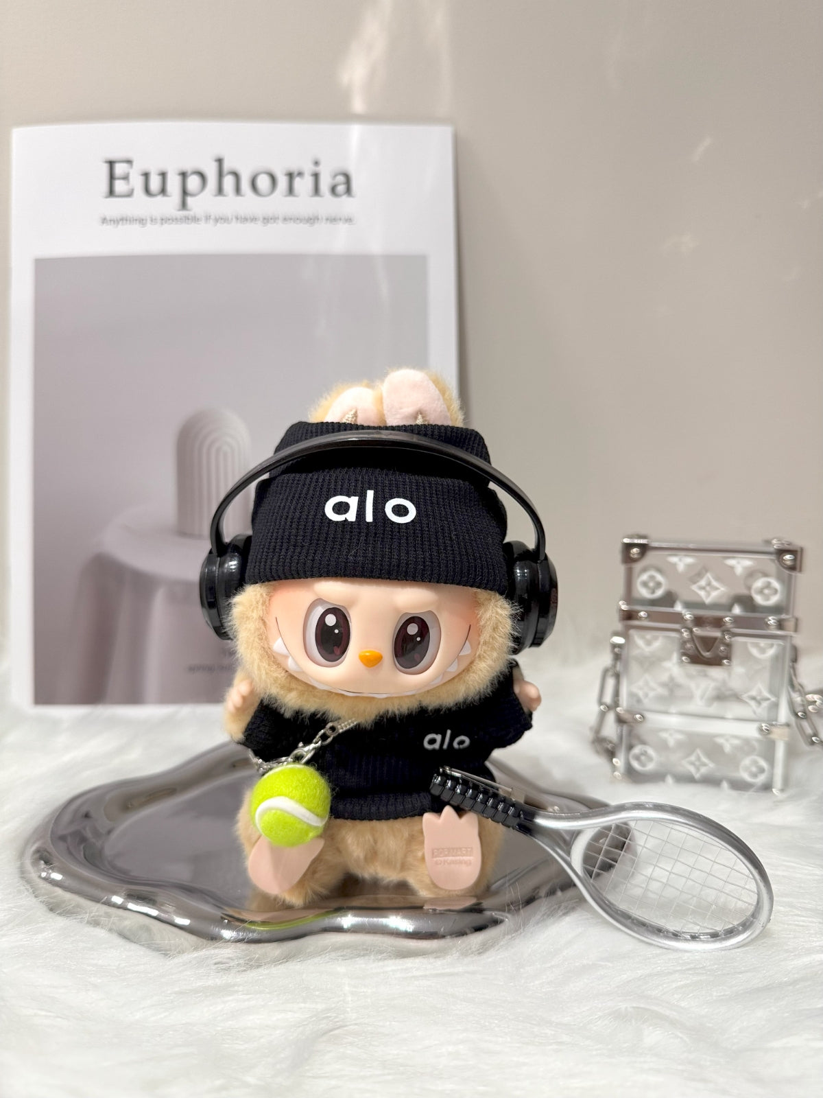 LABUBU Clothes Alo Black Casual Set