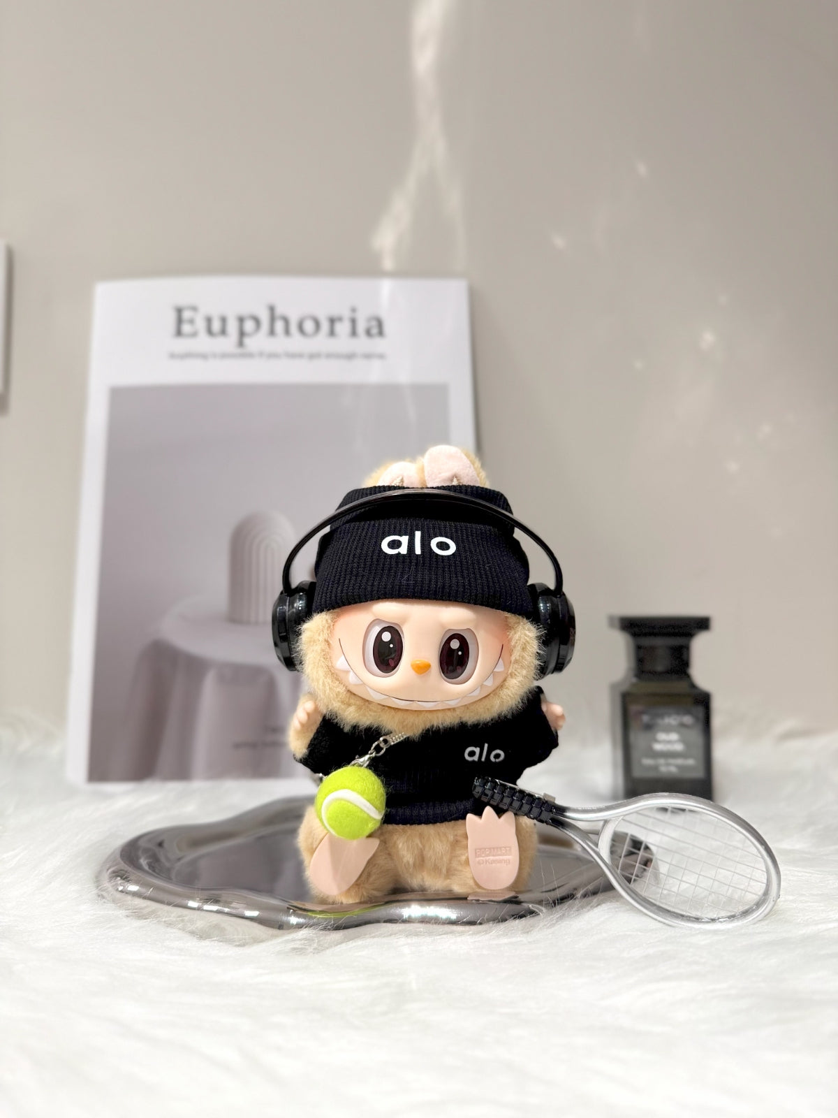 OwO Labubu Alo×FOFMART Cream Tech Set