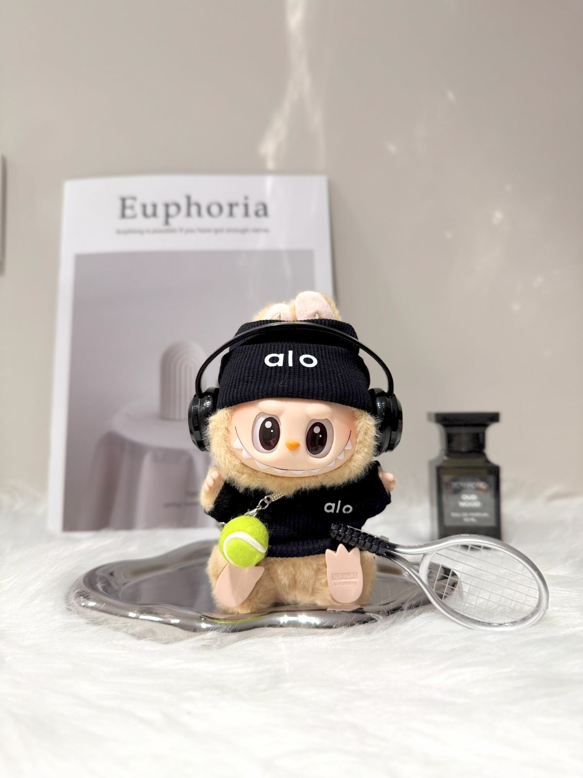 OwO Labubu Alo×FOFMART Cream Tech Set