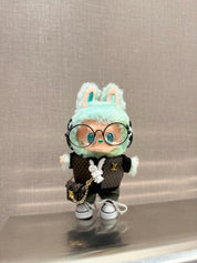 LABUBU Clothes LV Leather Vest Set