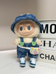 LABUBU Clothes Casual Denim Overalls