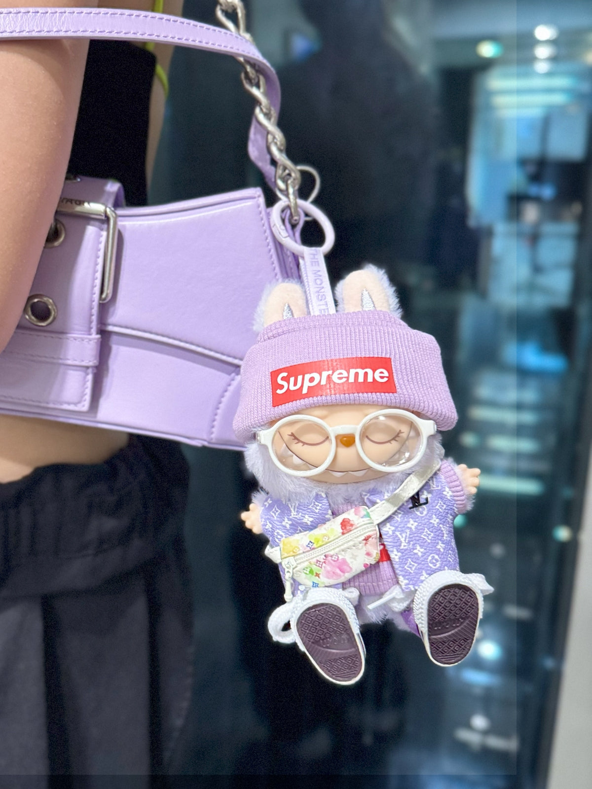 LABUBU Clothes LV Lavender Set