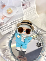 LABUBU Clothes G-Dragon's Blue Suit Set