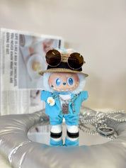 LABUBU Clothes G-Dragon's Blue Suit Set
