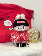 LABUBU Clothes LV Red Hip-Hop Set