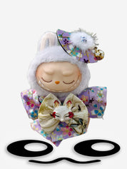 LABUBU Clothes Purple Japanese Kimono