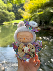 LABUBU Clothes Purple Japanese Kimono