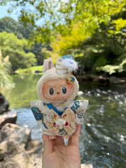 LABUBU Clothes Blue Japanese Kimono