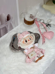 LABUBU Clothes Dior Pink Bud-Style Dress