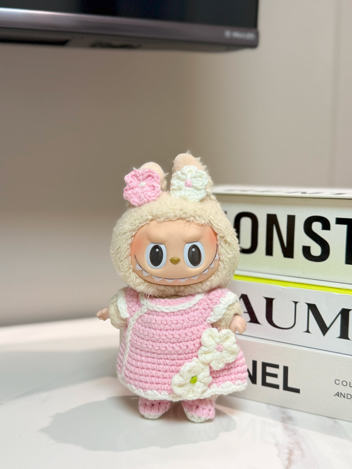 LABUBU Clothes Pink Dress Crochet Kit