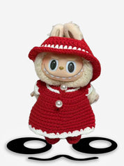 LABUBU Clothes Red Dress Crochet Kit