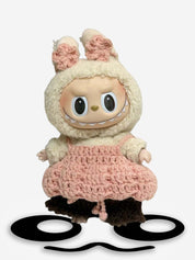 LABUBU Clothes Black and Pink Dress Crochet Kit