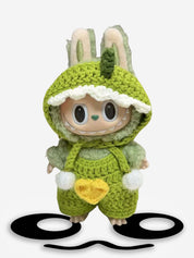 LABUBU Clothes Green Dinosaur Crochet Kit
