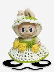 LABUBU Clothes Green Dress  Crochet Kit