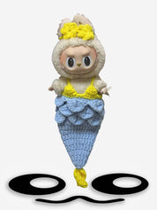 LABUBU Clothes Blue Mermaid   Crochet Kit
