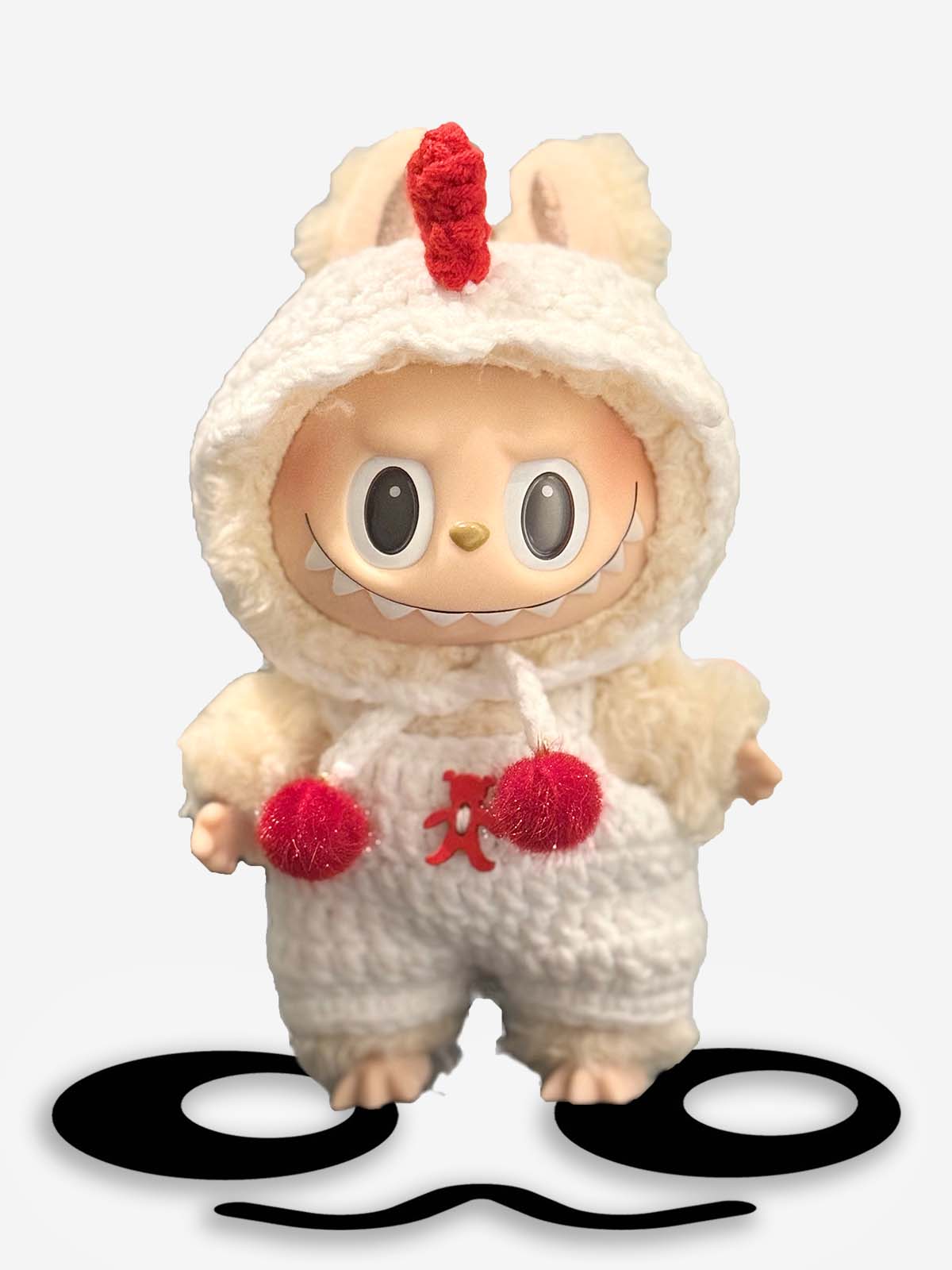OwO Labubu Sheep Horn Hoodie
