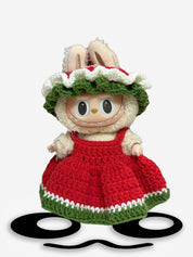 LABUBU Clothes Watermelon Dress Crochet Kit