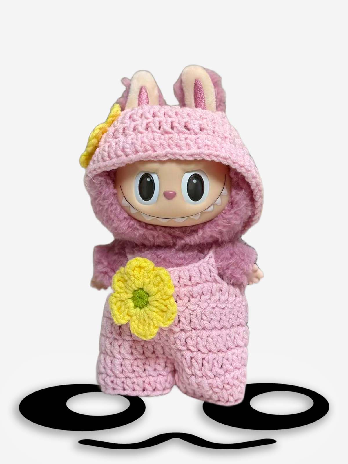 LABUBU Clothes Pink Dress Crochet Kit