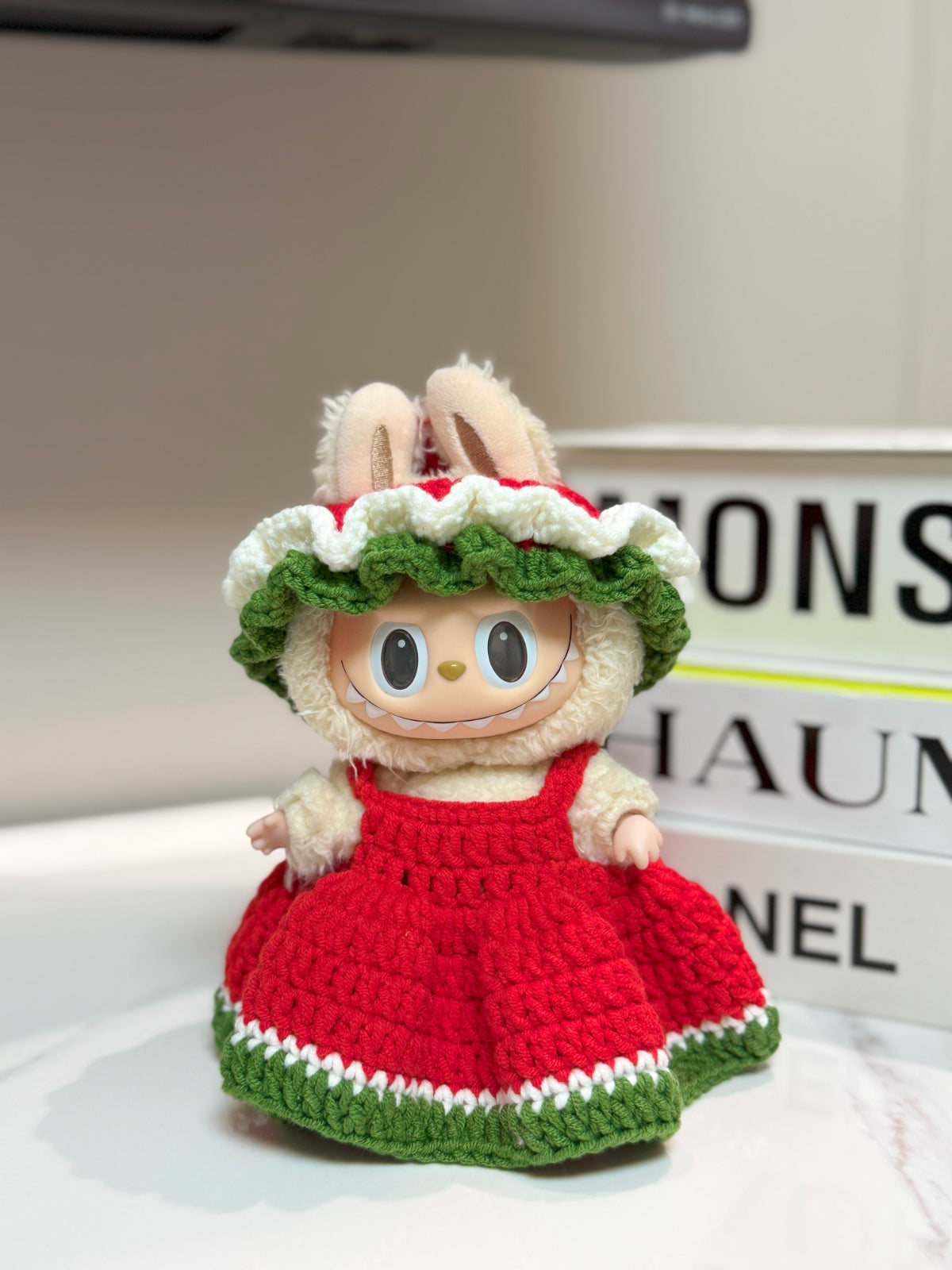LABUBU Clothes Watermelon Dress Crochet Kit