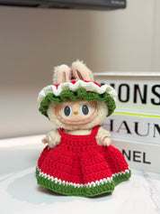 LABUBU Clothes Watermelon Dress Crochet Kit