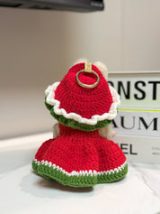 LABUBU Clothes Watermelon Dress Crochet Kit