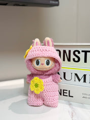 LABUBU Clothes Pink Dress Crochet Kit