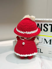 LABUBU Clothes Red Dress Crochet Kit