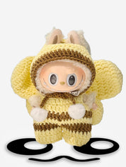 LABUBU Clothes Yellow Butterfly Dress Crochet Kit
