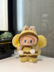 LABUBU Clothes Yellow Butterfly Dress Crochet Kit