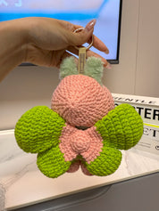 LABUBU Clothes Pink and Green Butterfly Dress Crochet Kit