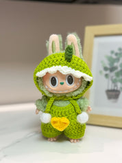 LABUBU Clothes Green Dinosaur Crochet Kit