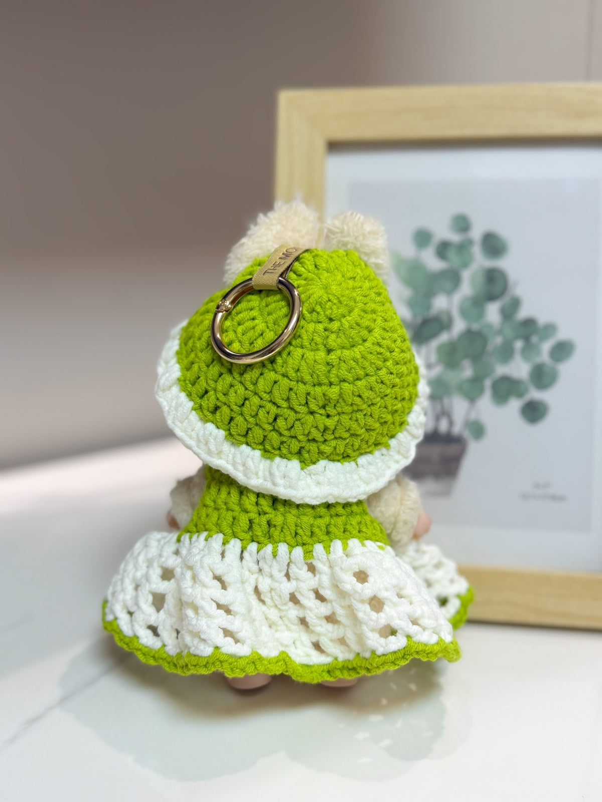 LABUBU Clothes Green Dress  Crochet Kit