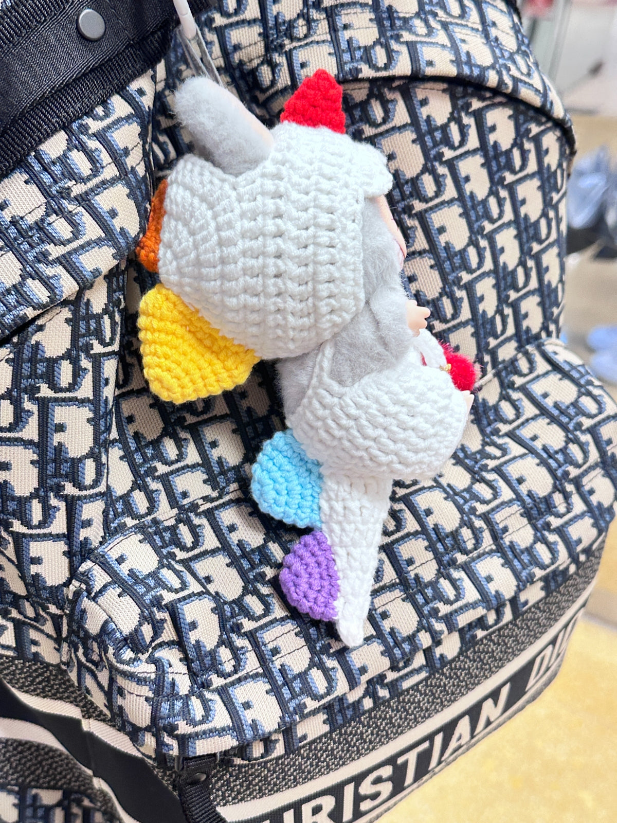 LABUBU Clothes Rainbow Dinosaur Crochet Kit