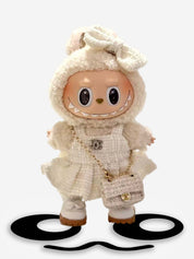 LABUBU Clothes Chanel White Elegant Dress
