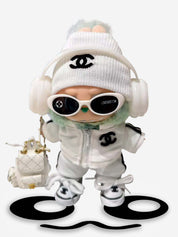 LABUBU Clothes Blanc Chanel Casual Suit