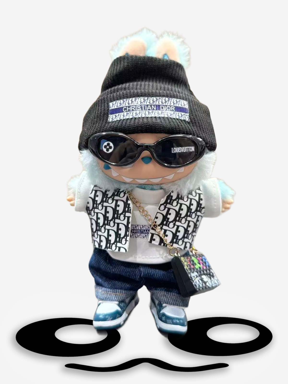 LABUBU Clothes Dior Casual Vest Set