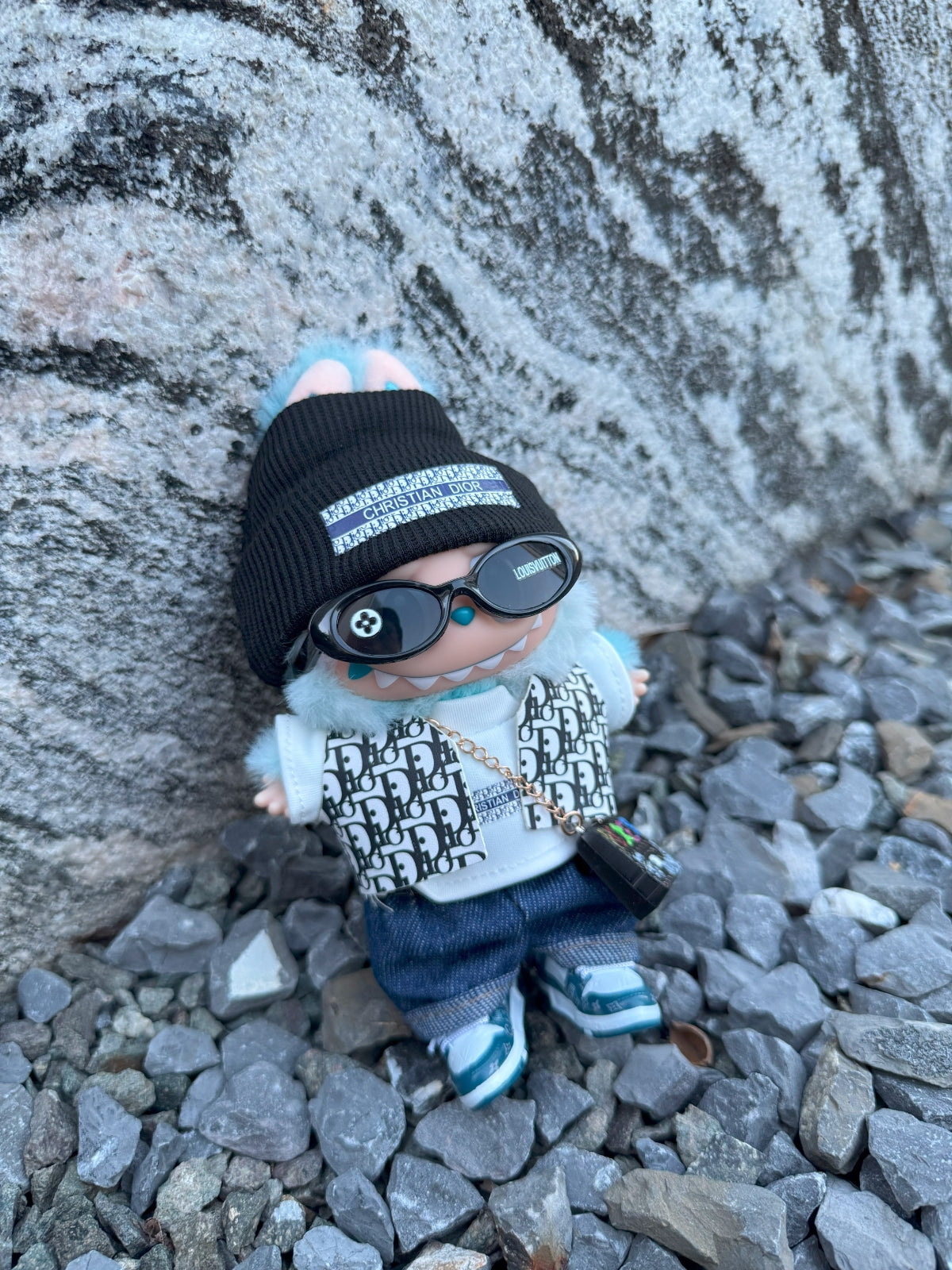LABUBU Clothes Dior Casual Vest Set